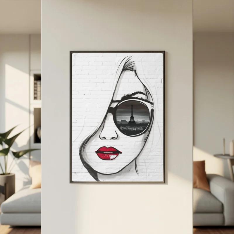 Fashion Graffiti Wall Art - A4 Poster Size - Digital Download