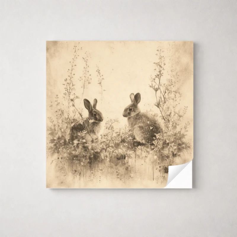 Easter Bunny Wall Decor - 1-1 Ratio - Digital Download