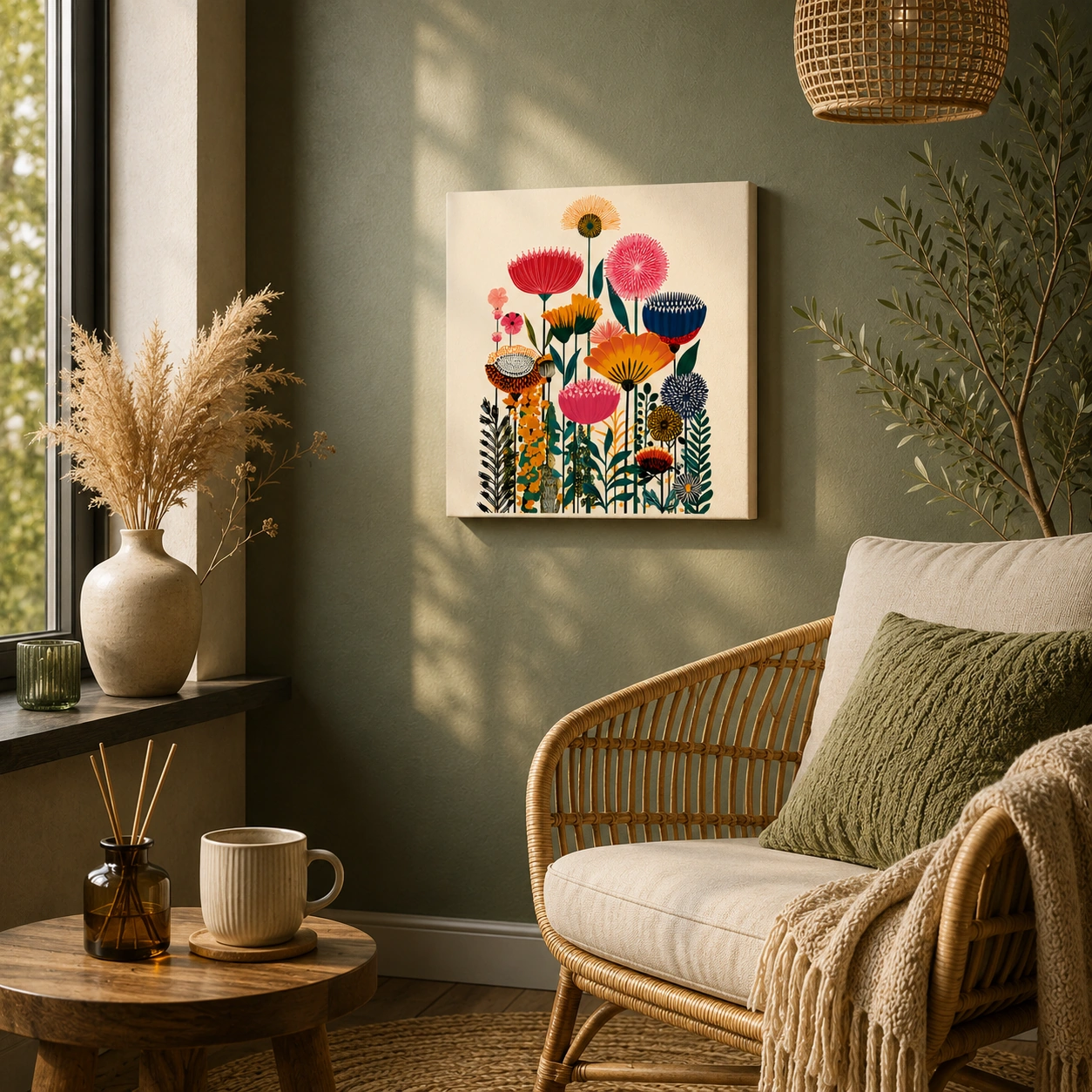 Woodland Flowers Wall Art