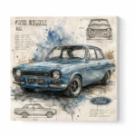 Ford Escort Mk1 Wall Art